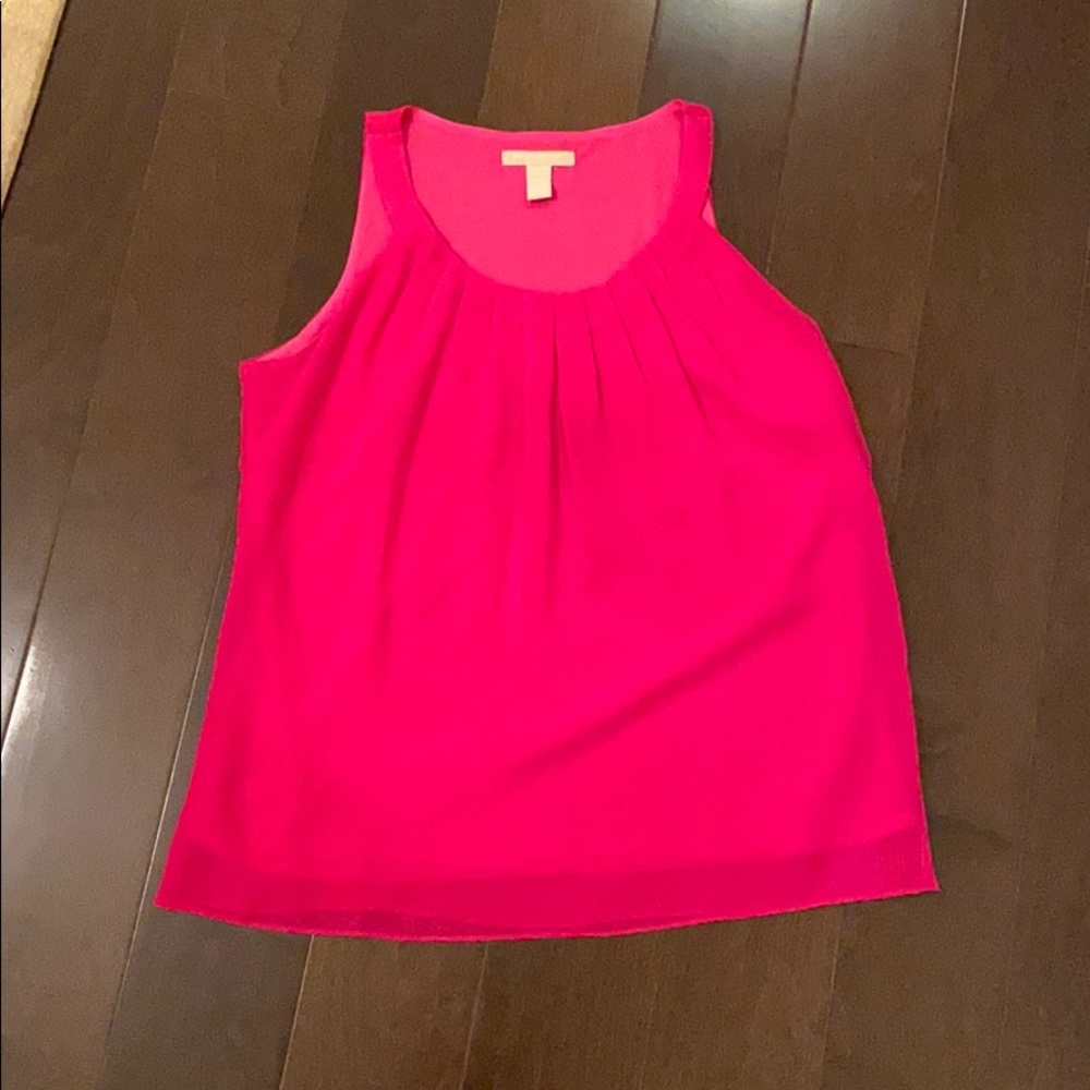 fuschia blouse